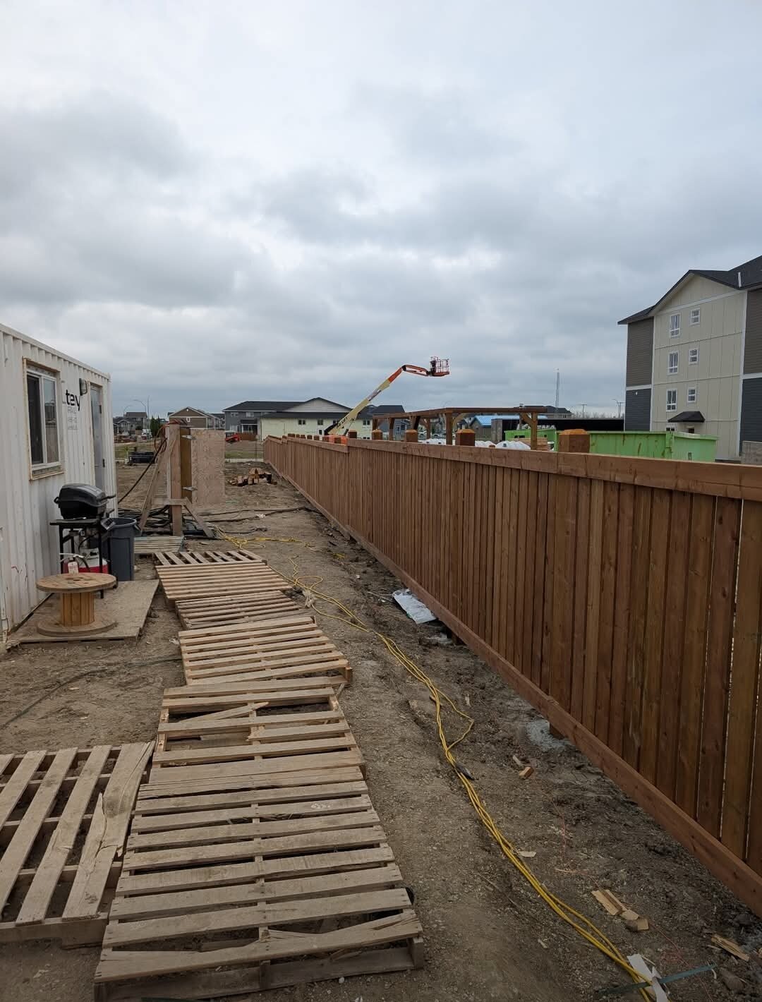Bravo Builders — Cedar privacy fence installation