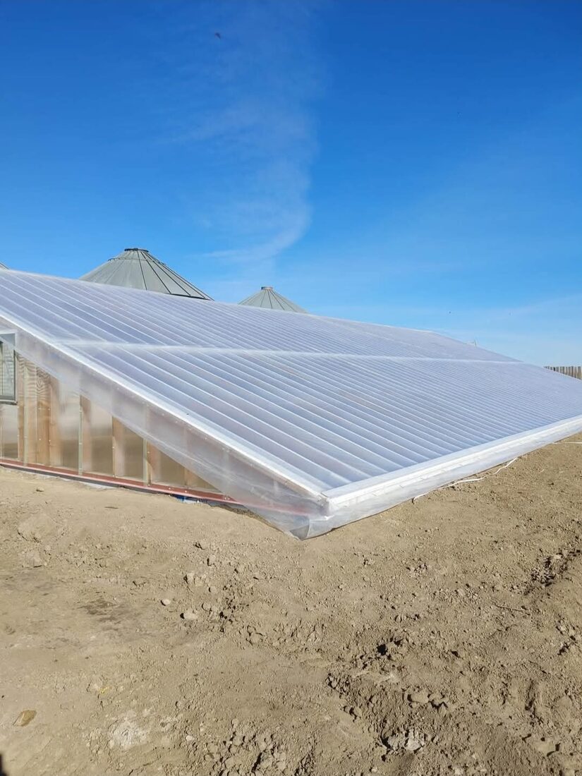 Raulino Framing & Contracting — Greenhouse roof glazing