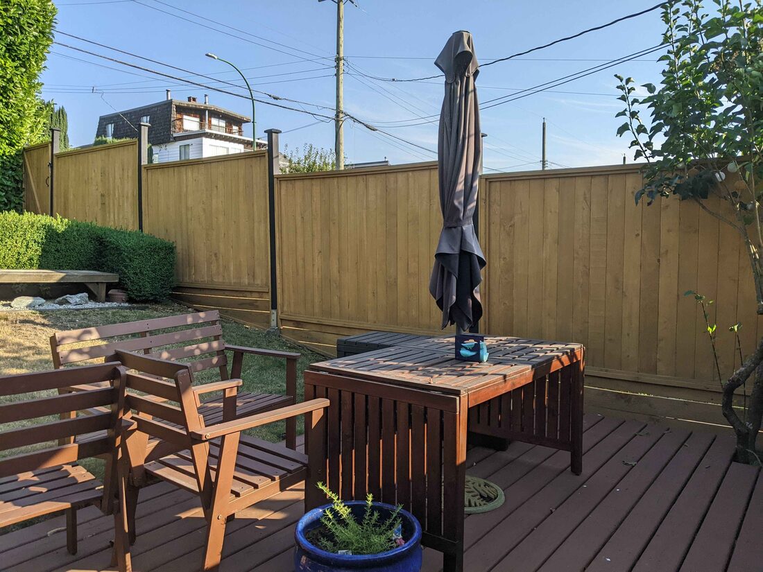 Precision Pro Renovations & Painting — Backyard deck