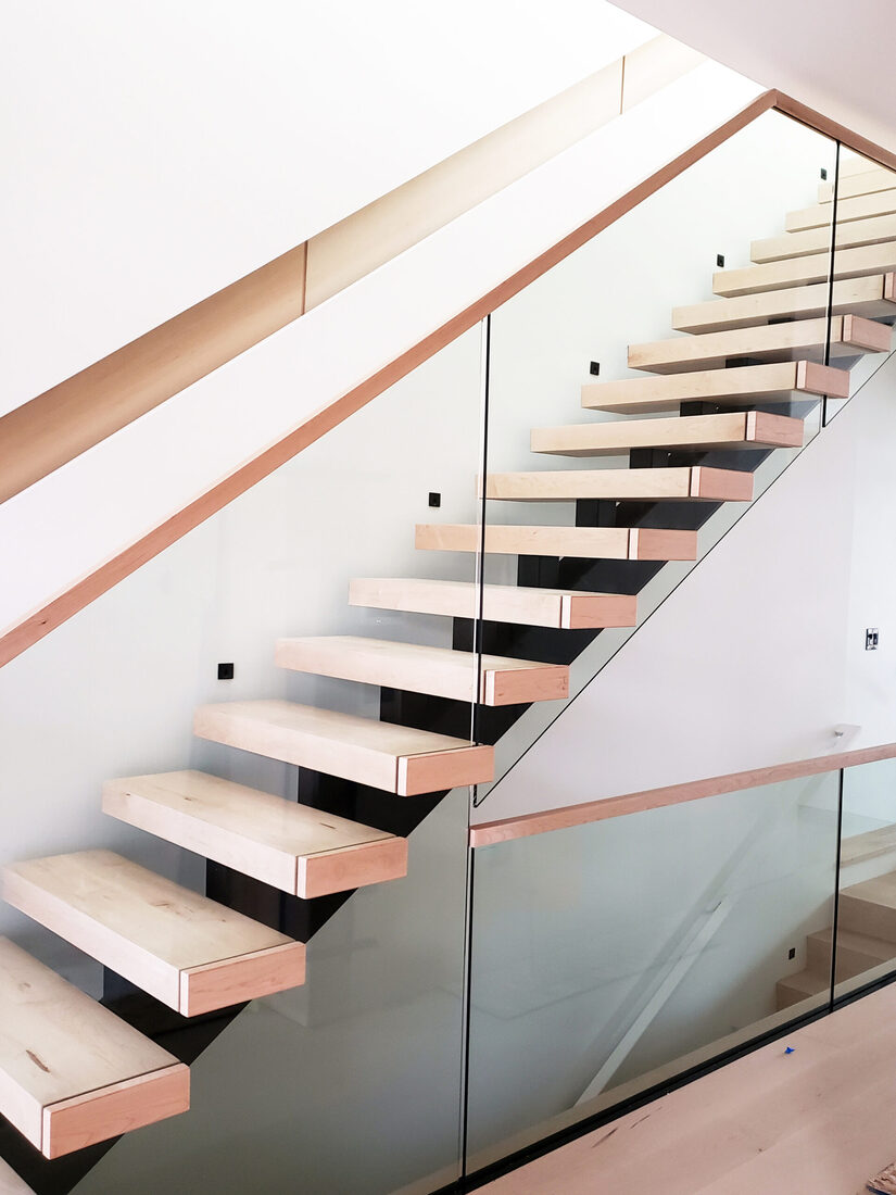 Sierra Projects Inc - Construction — Floating staircase