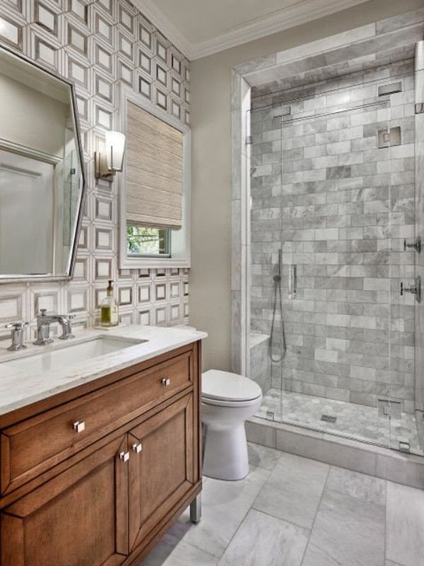 Coastal Eco Construction Corp. — Vanity & tile shower