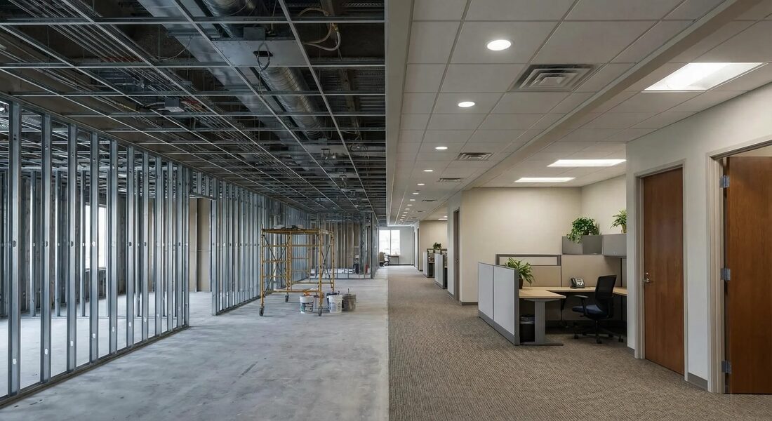 Flow Contractors — Office renovation