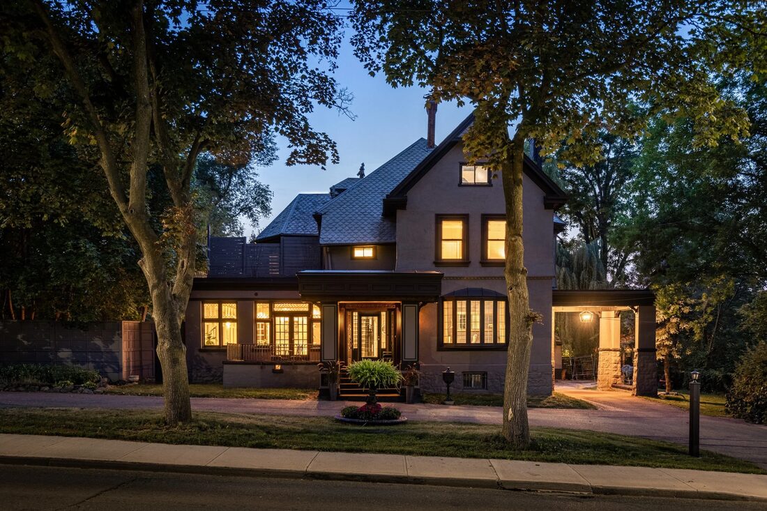 Levelcon Construction Ltd — Home exterior at dusk