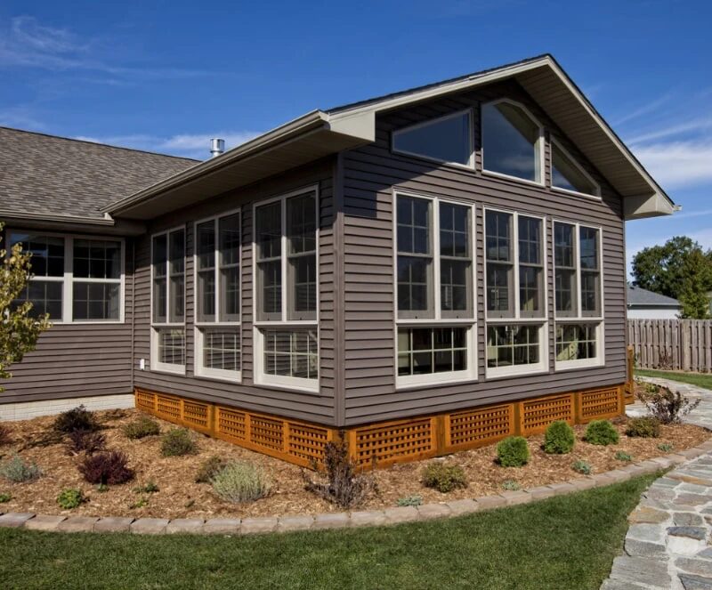 RB Custom Framing — Home with window wall
