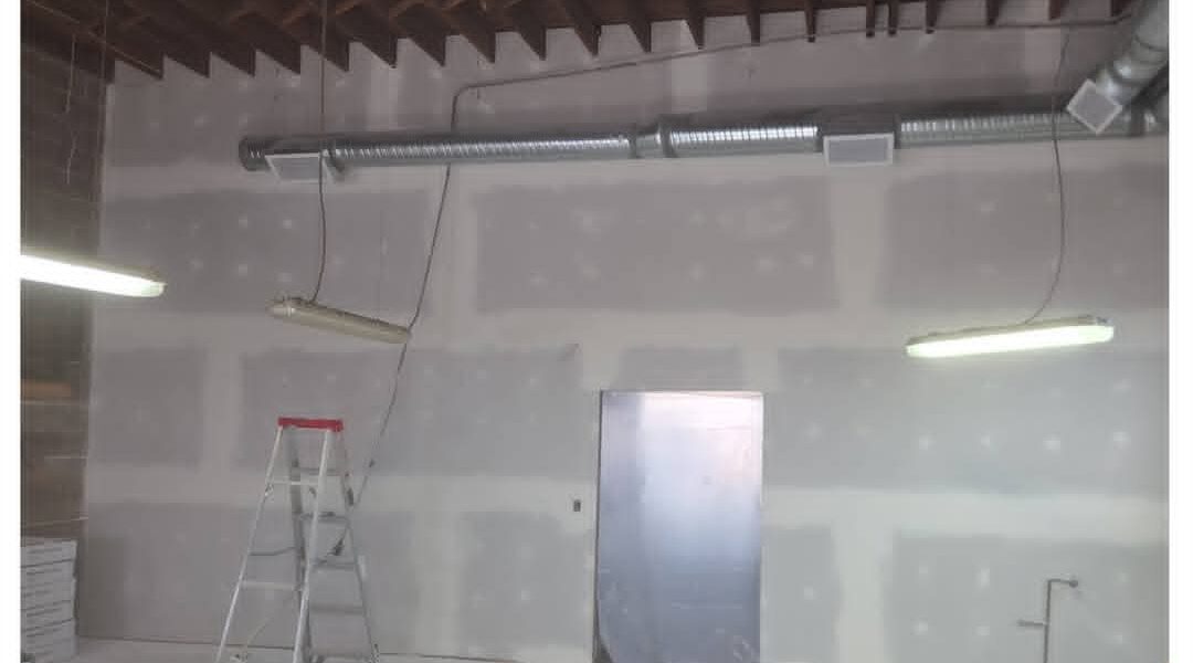 Form & Finish Drywall Ltd — Boarded and taped commercial walls