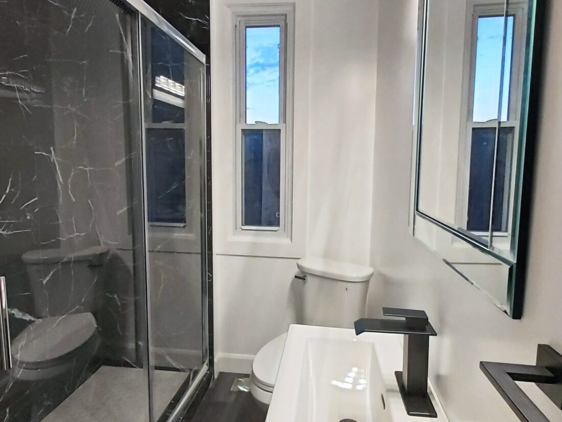 Edex Renovations and Construction Inc — Tiled walk-in shower