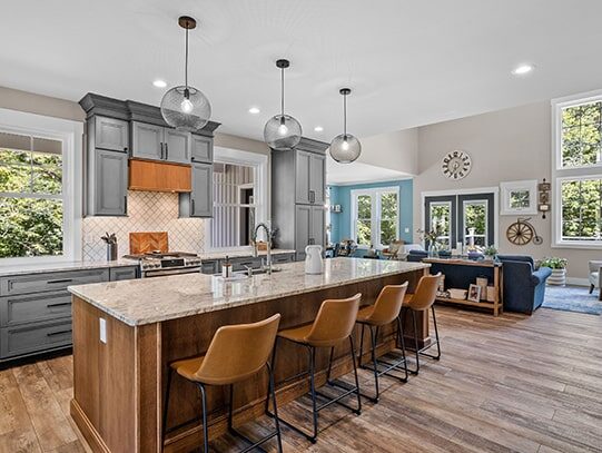 Ottawa Home Renovation by Greenlight Renovation — Open-concept kitchen