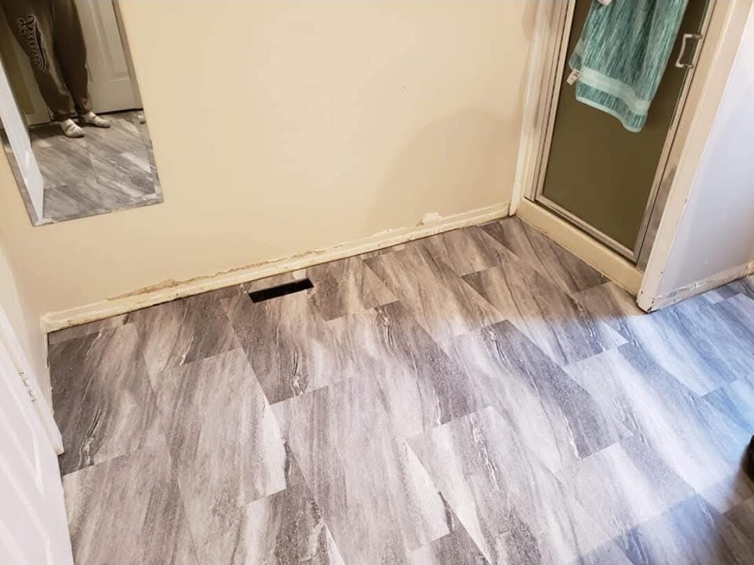 Garret's Handyman & Renovation Services — New vinyl plank flooring installation