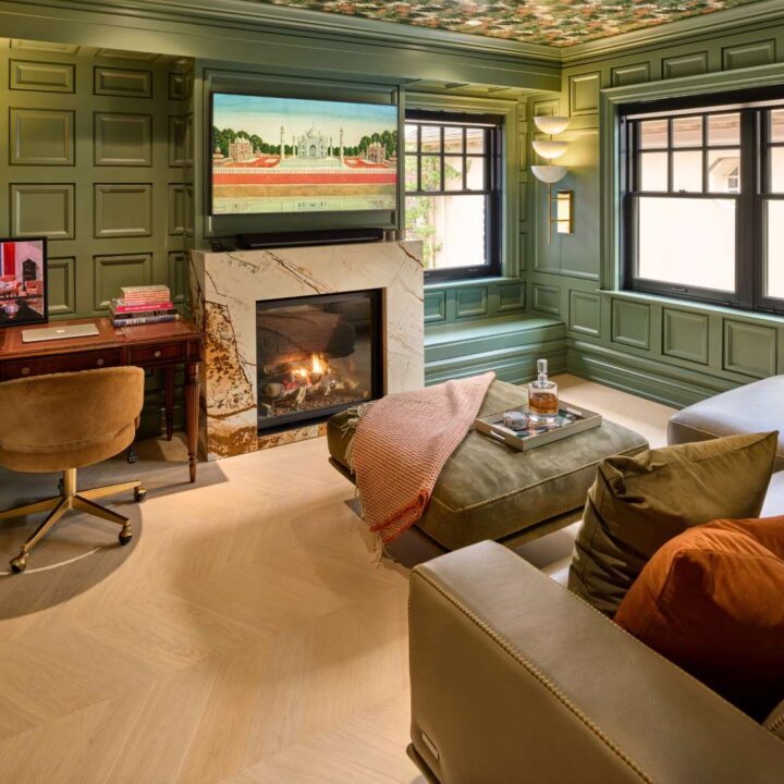 DUNHILL CONSTRUCTION CORP — Fireplace & study renovation