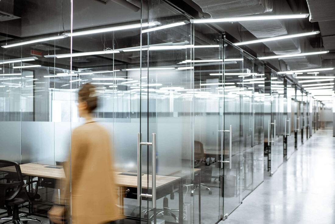 Crystal Lake Glass — Commercial glass office partitions