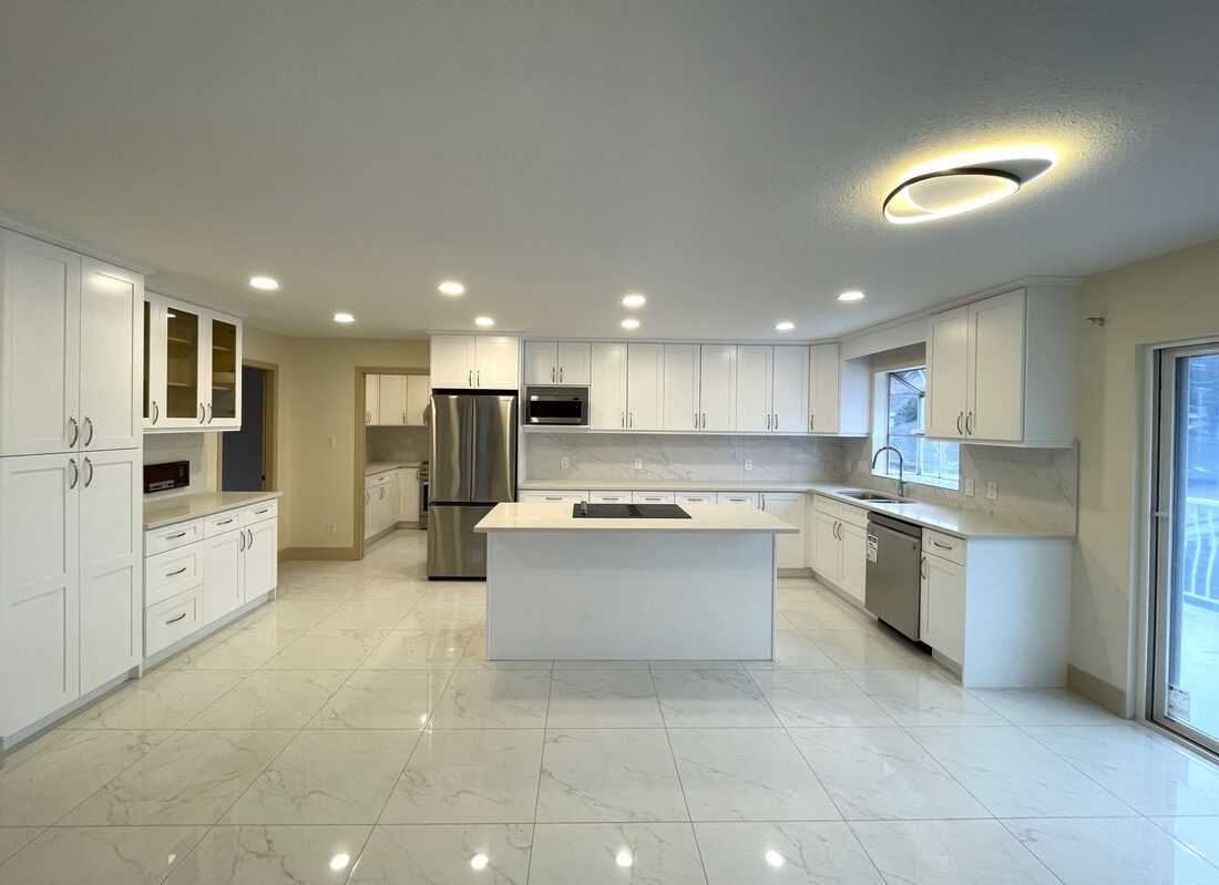 Keystone Renovation — Open kitchen & dining