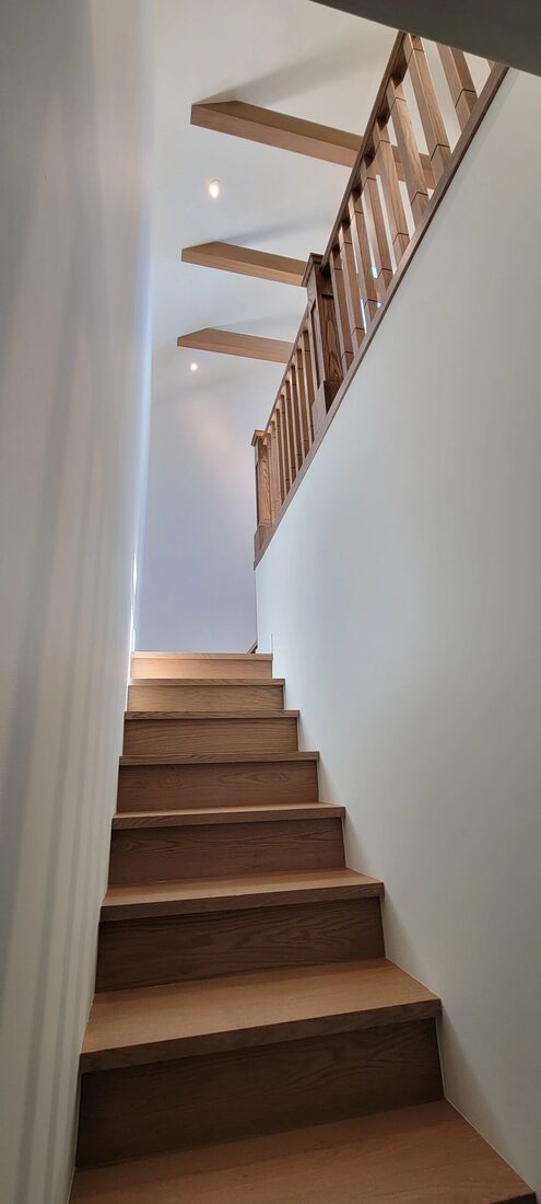 Revere Interior Construction — Floating staircase