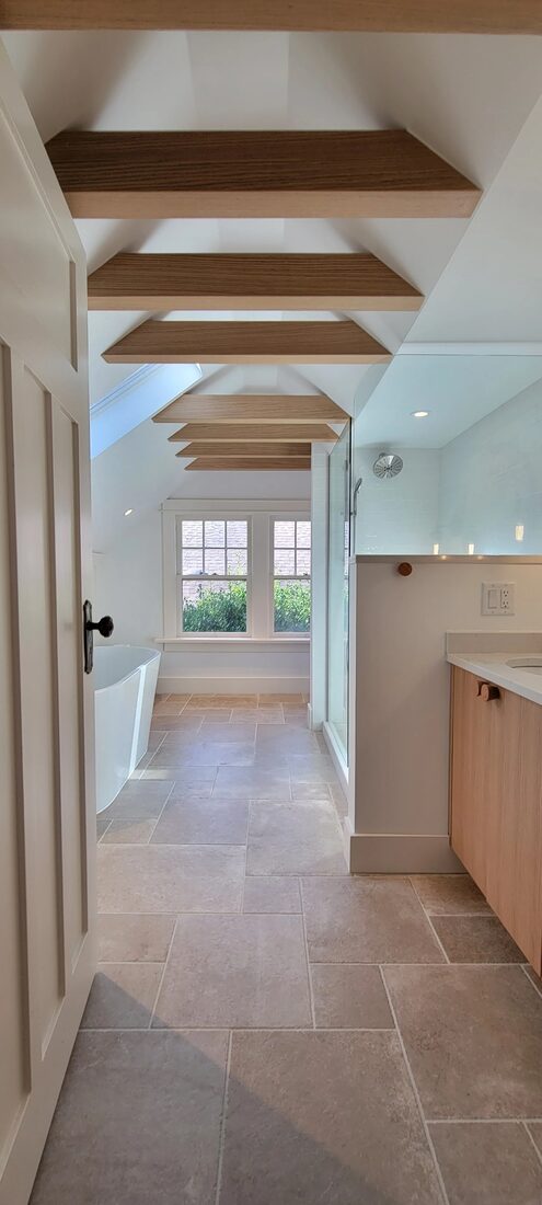 Revere Interior Construction — Timber-frame interior