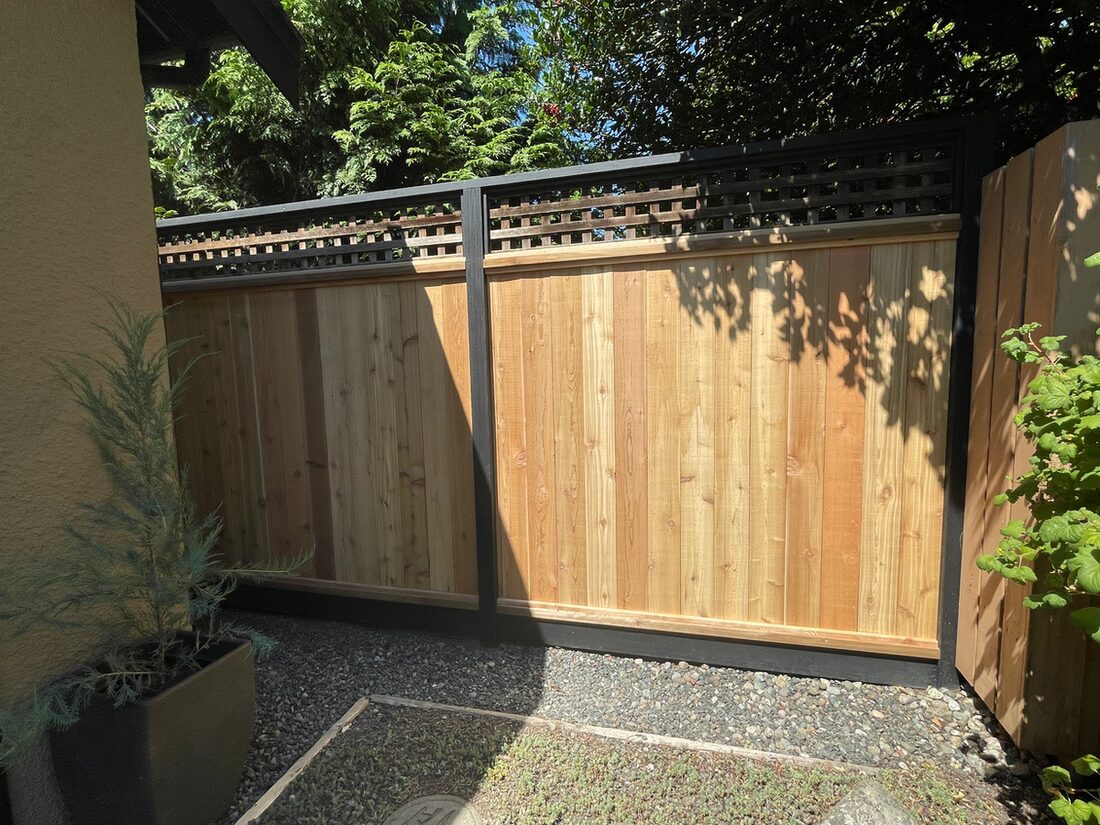 Redfern Renovations and Repairs — Cedar fence & yard
