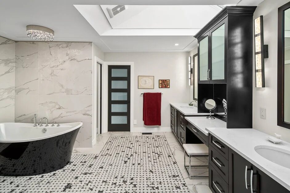BC Home Builders — Kitchen with marble
