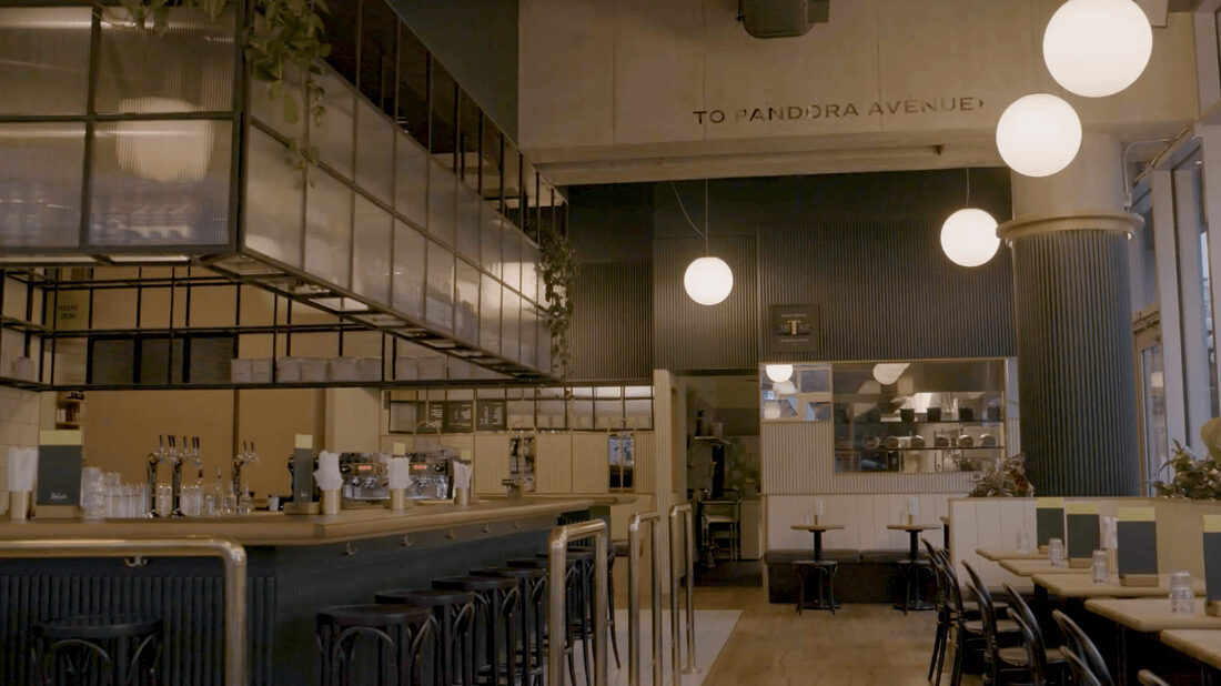 Strong Built — Cafe interior