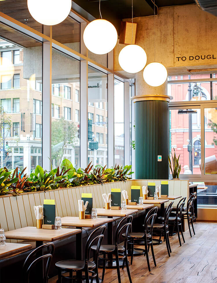 Strong Built — Restaurant interior